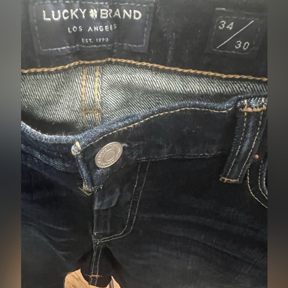 Lucky Brand 363 Vintage Straight Jeans Men's Size 34x30 Blue Denim Stretch - Picture 5 of 6